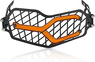 YANnew Motorrad-Scheinwerferschutzgittergrill-Abdeckung Protector für B-M-W für F850GS für F750GS 2018-2021 (Farbe : Orange)