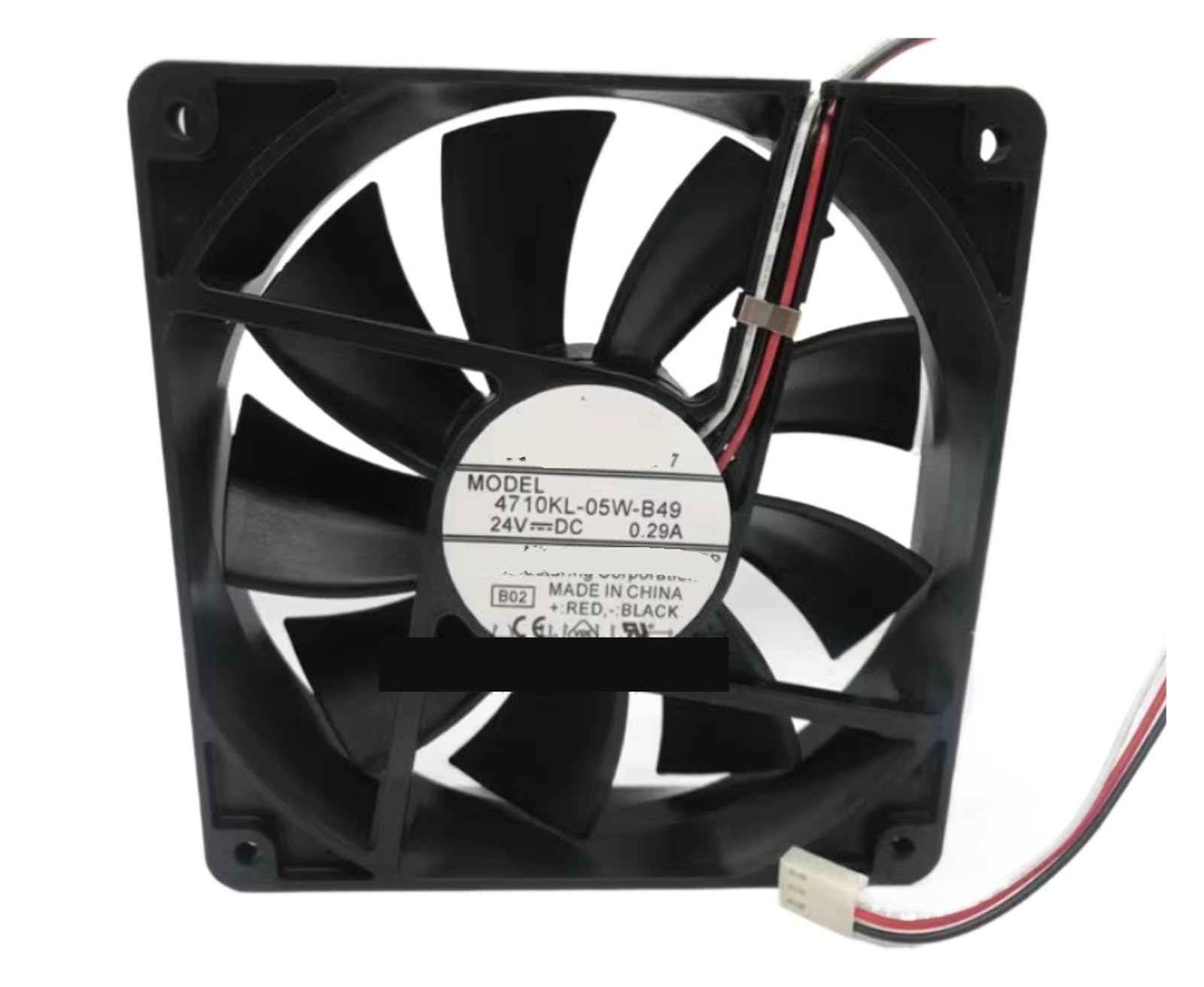 LZIKKGKI 4710KL-05W-B49 DC24V 0.29A 3 Wire 12cm Fan