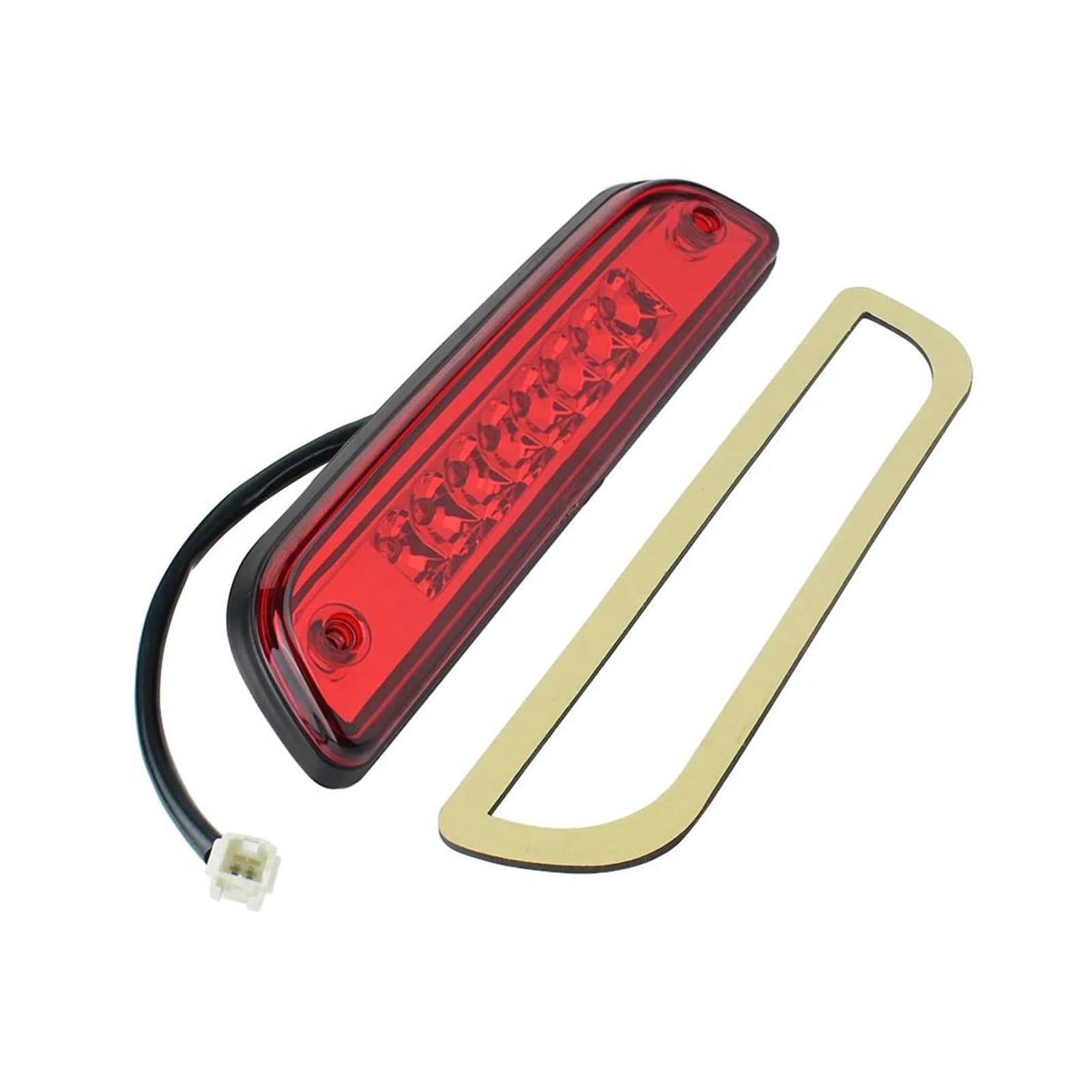 Luce di Arresto Posteriore per Toyota per Tacoma 1995 1996 1997 1998-2016 LED 3a Terza Luce di Stop Lampada di Arresto Posteriore Rosso Nero Cromato Lampada LED Terzo Stop (Color : Rosso)