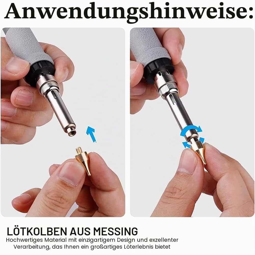 GORGECRAFT 52Stk Holzbrennspitze Buchstaben Goldenes Messing Kupfer Set Alphabet Zahlen Symbol Lötschablone Lederbrenner Brandmalerei Werkzeug Vorlagensatz Zum Holzbrennen DIY Prägen Schnitzen Basteln