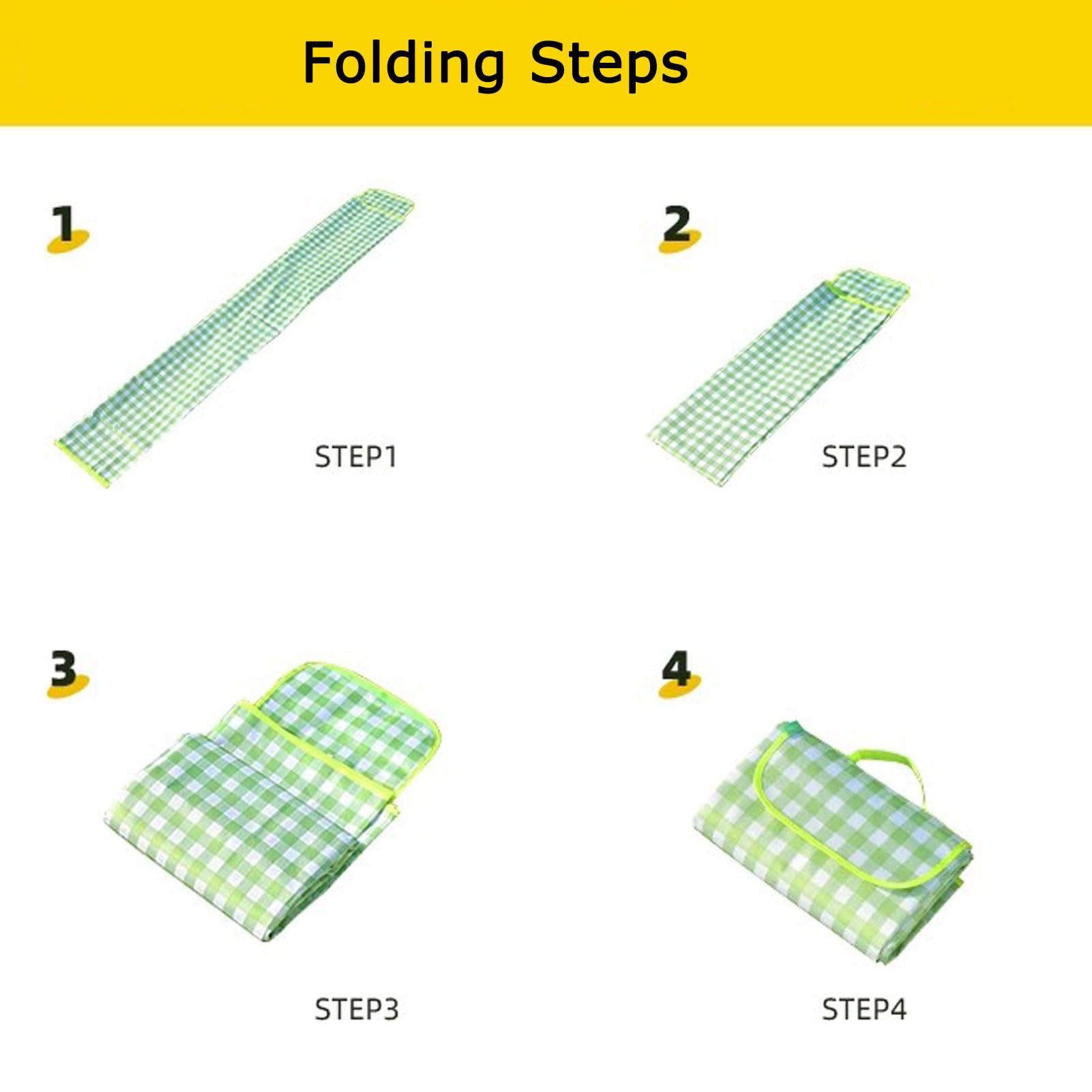 Tapis de Pique-Nique Pliable en Tissu Oxford