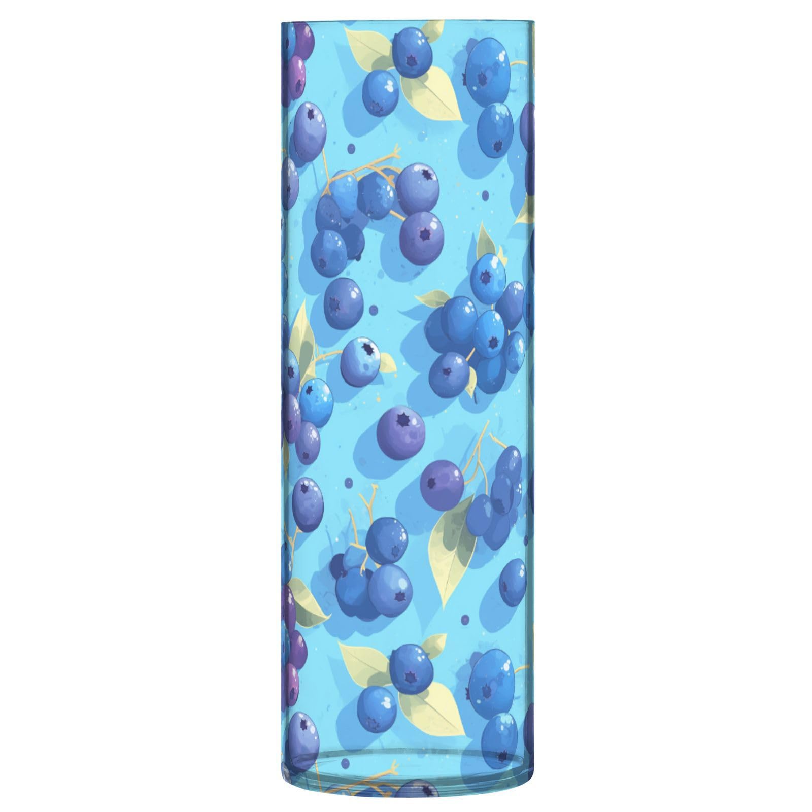 Vase bleu foncé 30 cm pour fleurir facilement vos espaces de travail et tables à manger