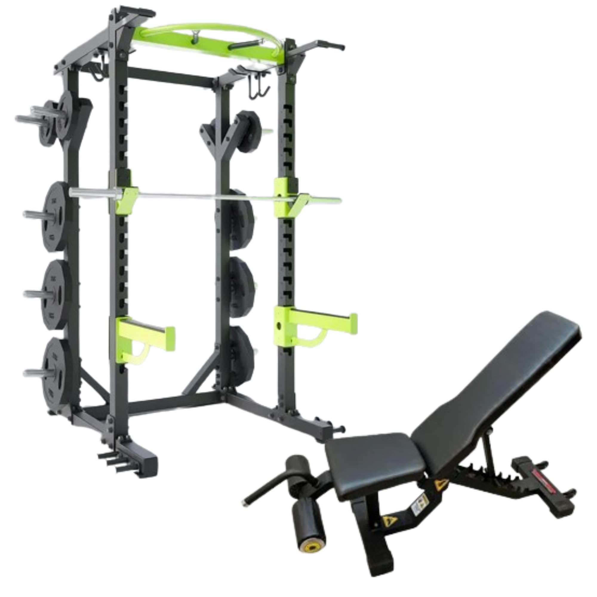 Gamma Fiitness Commercial Half Power Rack CPR-100 with Adjutable Exercise Gym Bench MB-500 | for Commercial Gym or Home Gym Setup-image-30