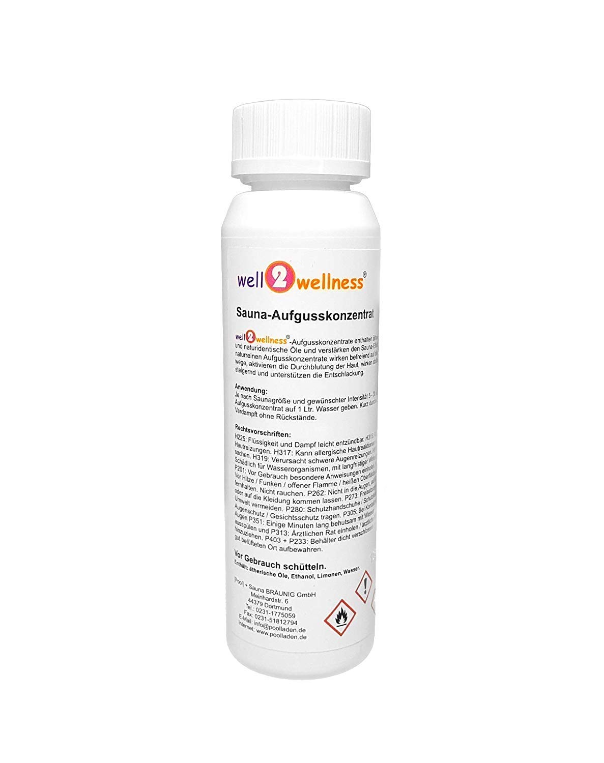 well2wellness® Saunaaufguss-Set 'Sortiment' - mit 24 x 125 ml + gratis 10g Menthol-Kristalle