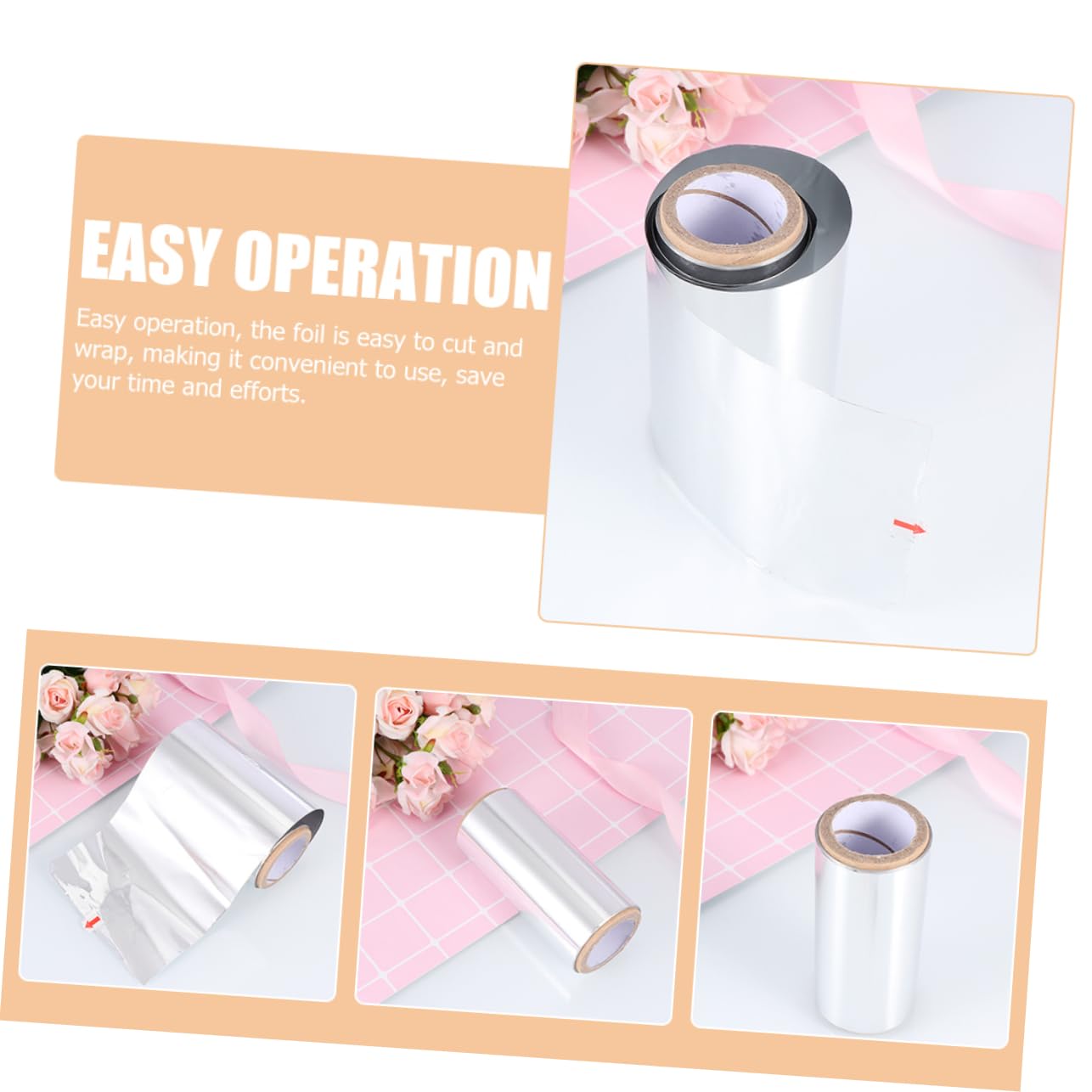 TOVINANNA Hair Coloring Products Perm Kit Hair Highlighting for Salon Hair Foil Hairdressing Perm Hair Foil