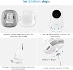Montage flexible pour VTech VM819 et VM3252 Moniteur pour bébé (pas de perceuse, antidérapant, 15,7'' Strong Gooseneck Clamp)