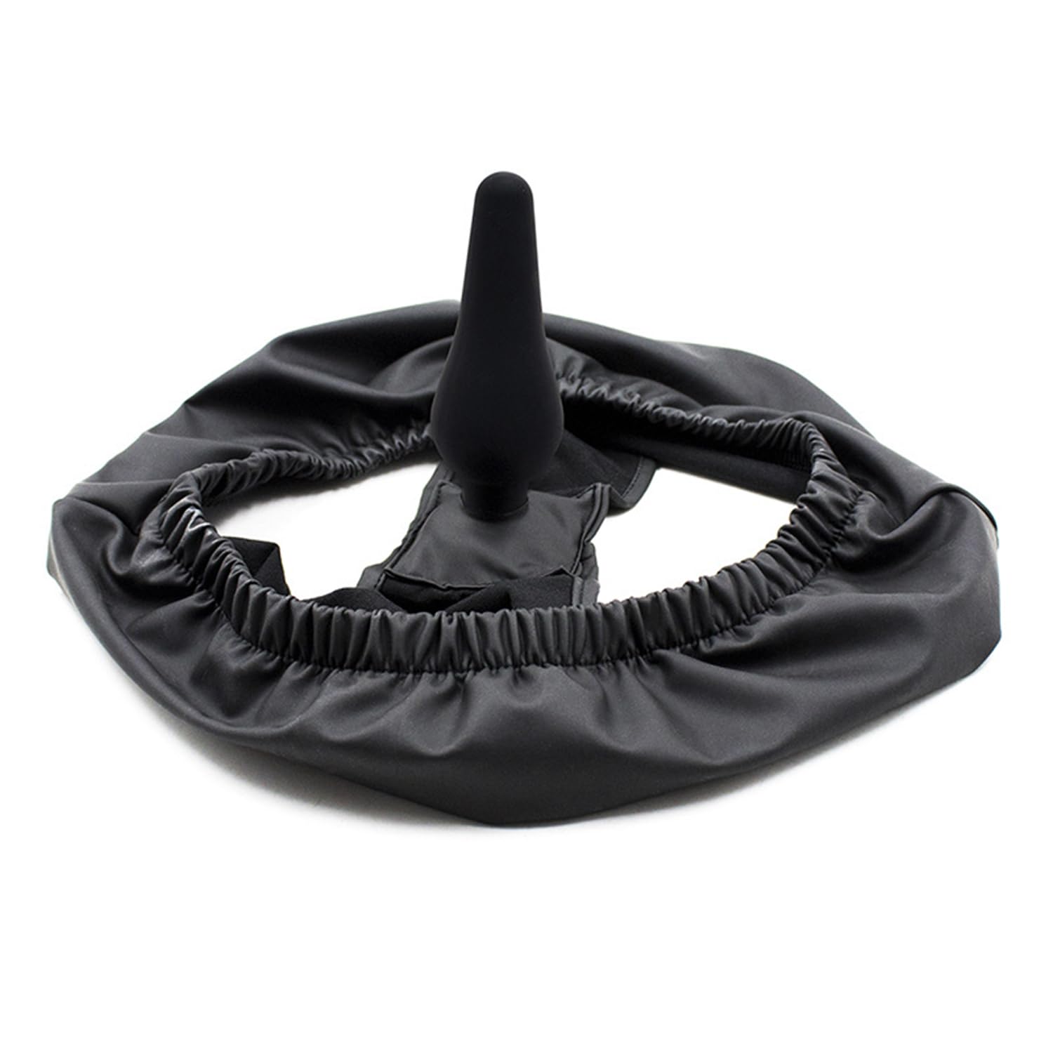 TangQian Unisex Masturbation Panties with Internal Dildo Anal Plug Chastity Pants with Anal Dildo Chastity Underwear, Anal Plug Sex Toy for Flirting Game (Color : Black Schwarz, Size : M)