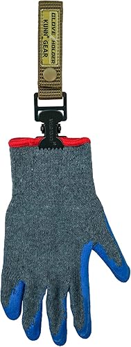Miniatura 7 de KUNN Clips para guantes para el trabajo, correa de soporte de guante de seguridad y cierre a presión en el cinturón de herramientas, caquipaquete de