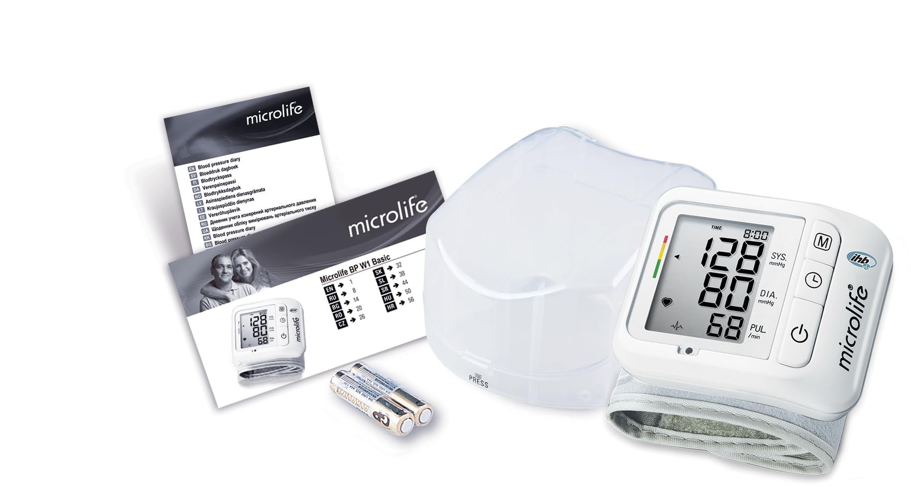 Microlife BP W1 Basic Tensiómetro de Muñeca con Detector de Arritmias
