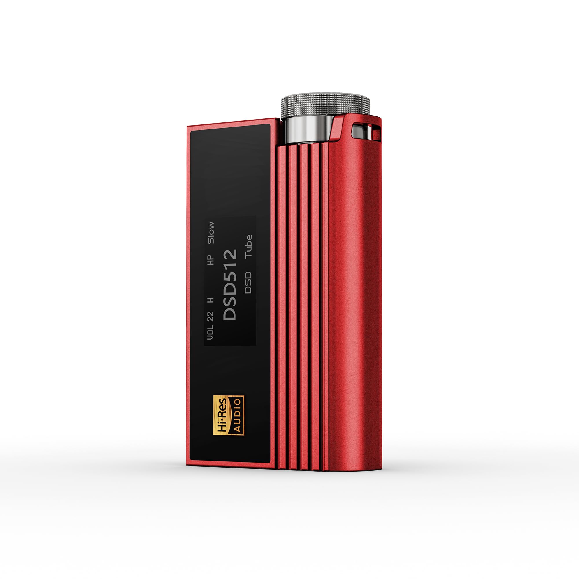 iBasso Audio Nunchaku アイバッソ 真空管搭載ポータブルDAC/AMP 小型 アンプ TypeC タイプC USBDAC ケーブル着脱式 CS43198×2 OPAMP×4+BUF634A×4 3.5mm 4.4mm SPDIF Gain機能 バランス シングルエンド出力 ドングルDAC ハイレゾ 120mAの低消費電力 専用ケース付き【国内正規品】 (レッド)