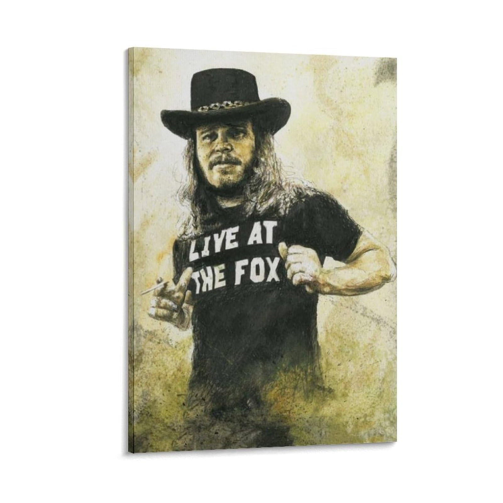 FCOIN Ronnie Van Zant Canvas Poster Poster Painting Canvas Wall Art Living Room Posters Painting 20x30inch(50x75cm)