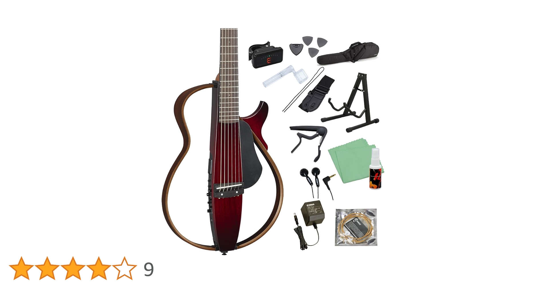 Amazon | YAMAHA SLG200S CRB サイレントギター初心者14点セット