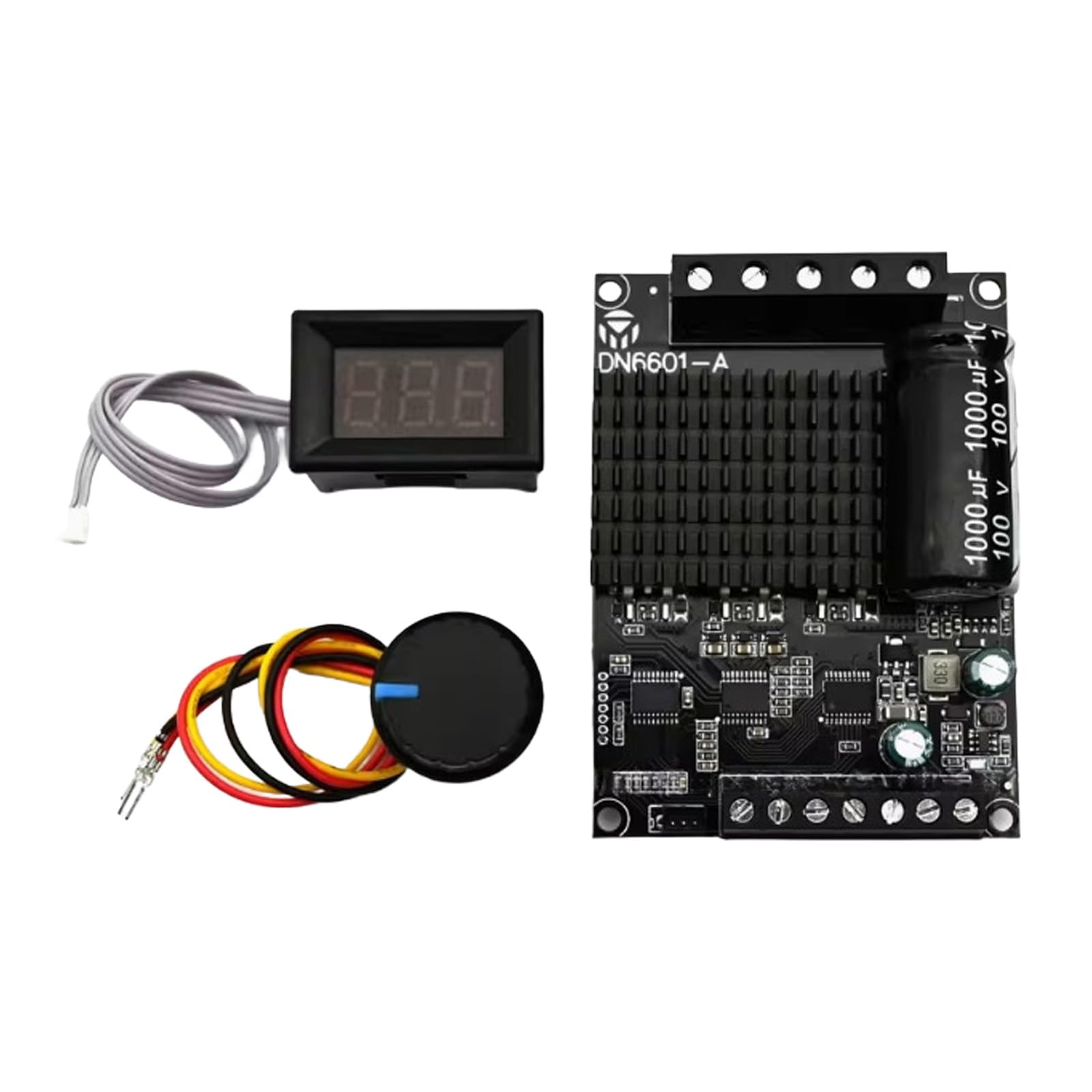 6-72V 15A BLDC Digital Display Brushless Motor Driver Forward and Reverse Three Phase Fan Controller Low BLDC Controller