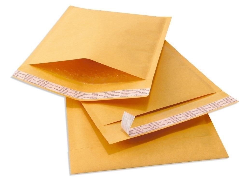 500#000 4x8 Kraft Paper Bubble Padded Envelopes Mailers Shipping Case 4"x8"