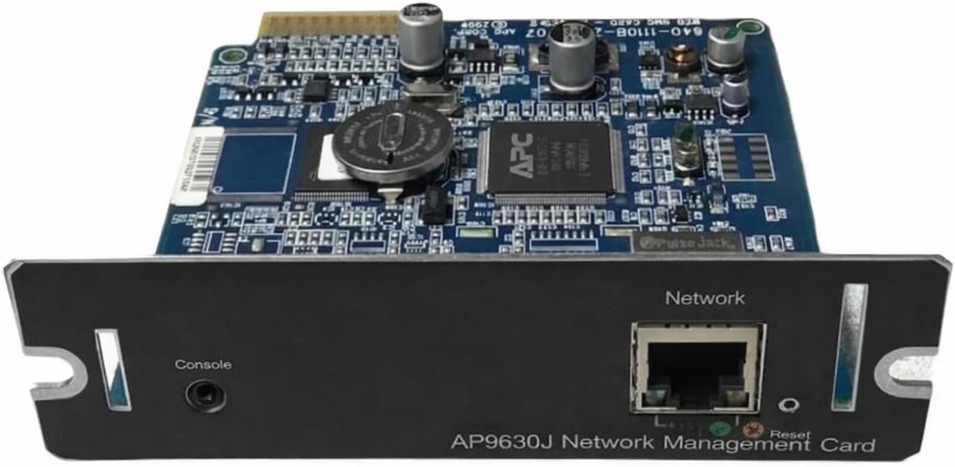 Replacment for APC AP9630 UPS Network Management Card 2 – Remote Monitoring & Management for APC Smart-UPS via Web, SNMP & CLI