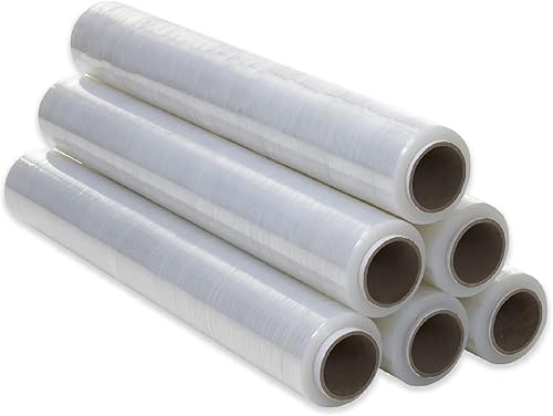 Miniatura 9 de Película transparente para embalaje (1 unidad) Rollo de plástico transparente para embalaje industrial 1.6 x 656.2 ft - Rollo elástico y elástico