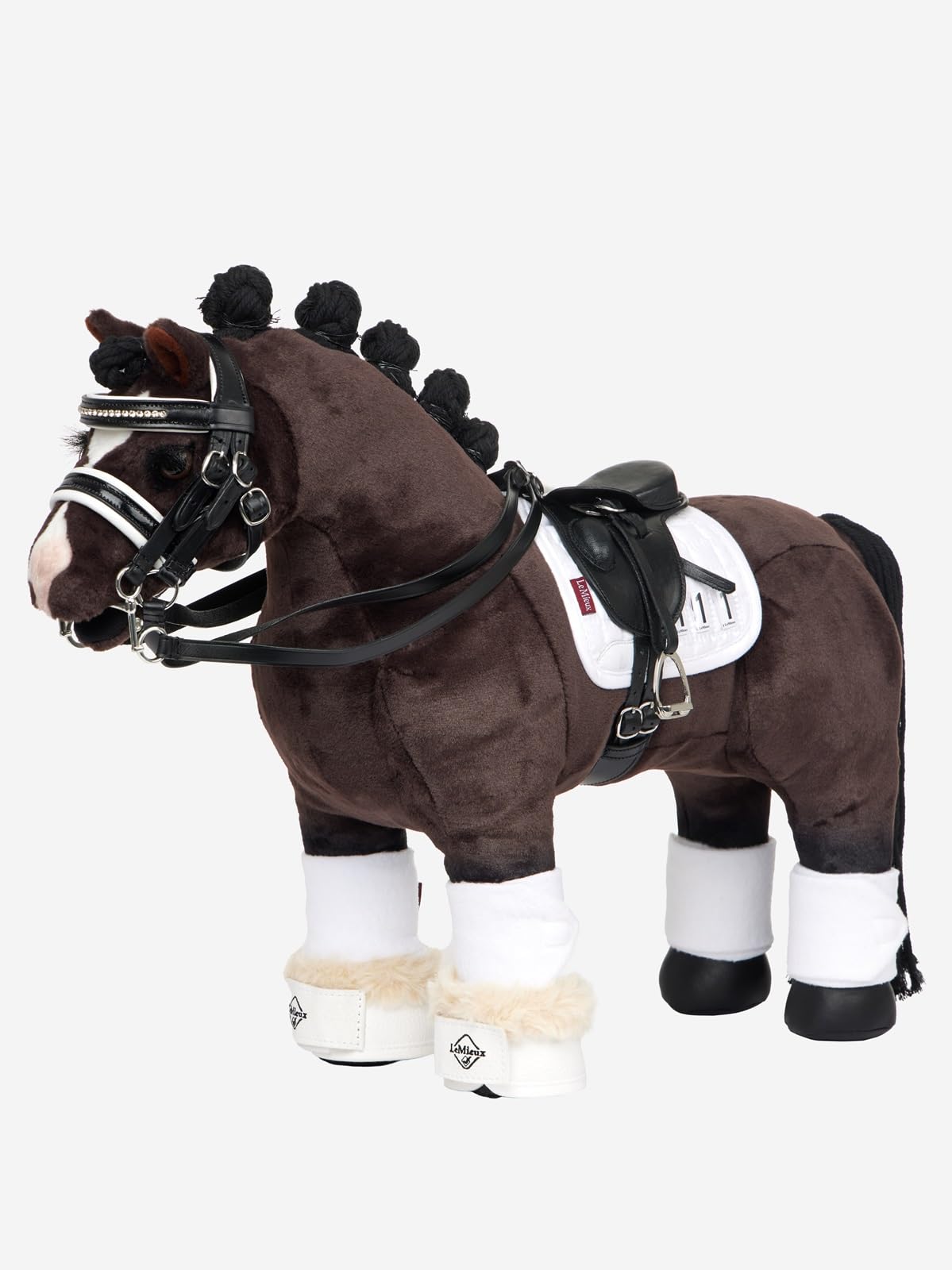 LeMieux Toy Pony Double Bridle Black - Real Design With Metal Bits and Functional Buckles - Educational Toy - Ages 3+ - Image 2