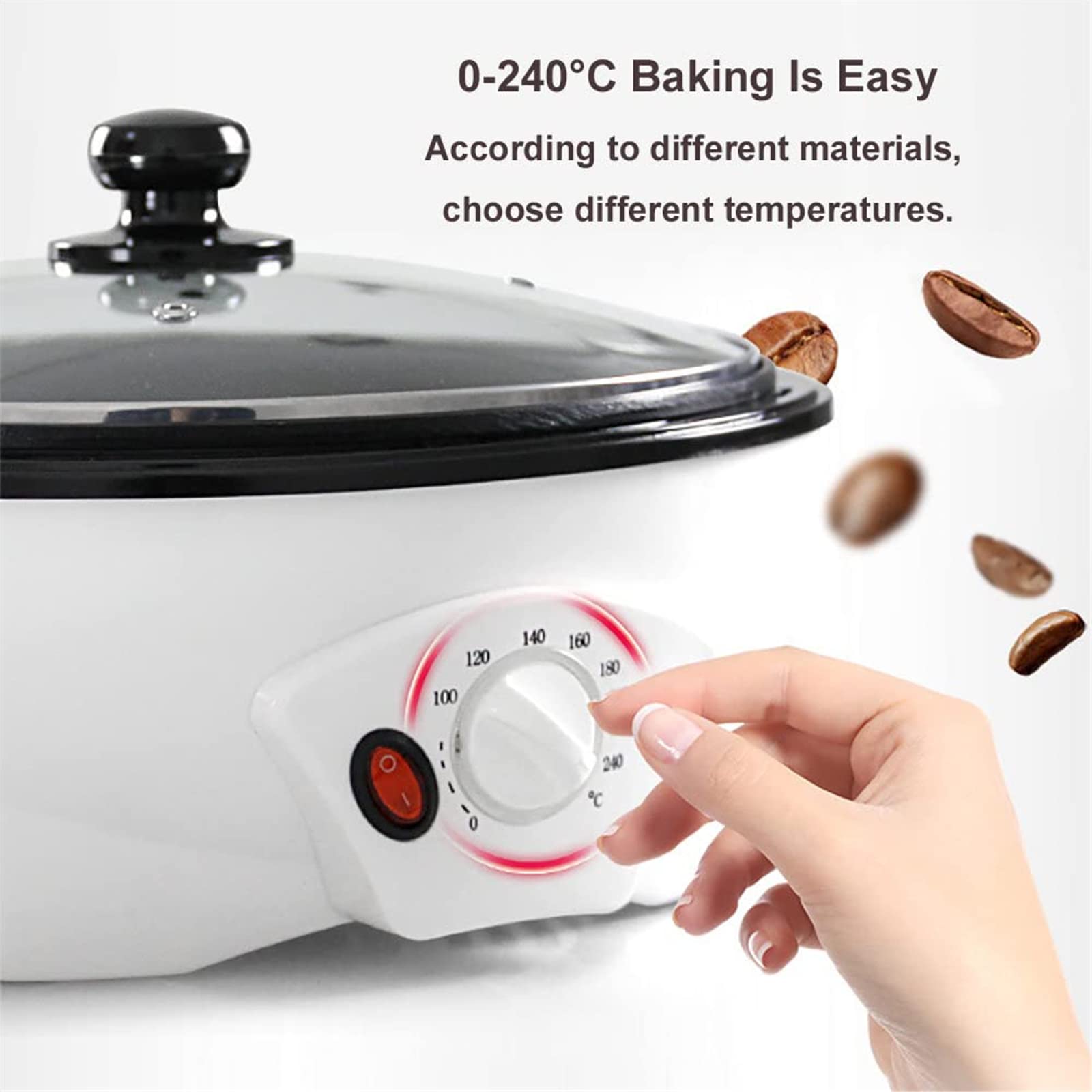 Refroidisseur De Grains De Café électrique 500g - Refroidissement Rapide En 2 Minutes, 220V