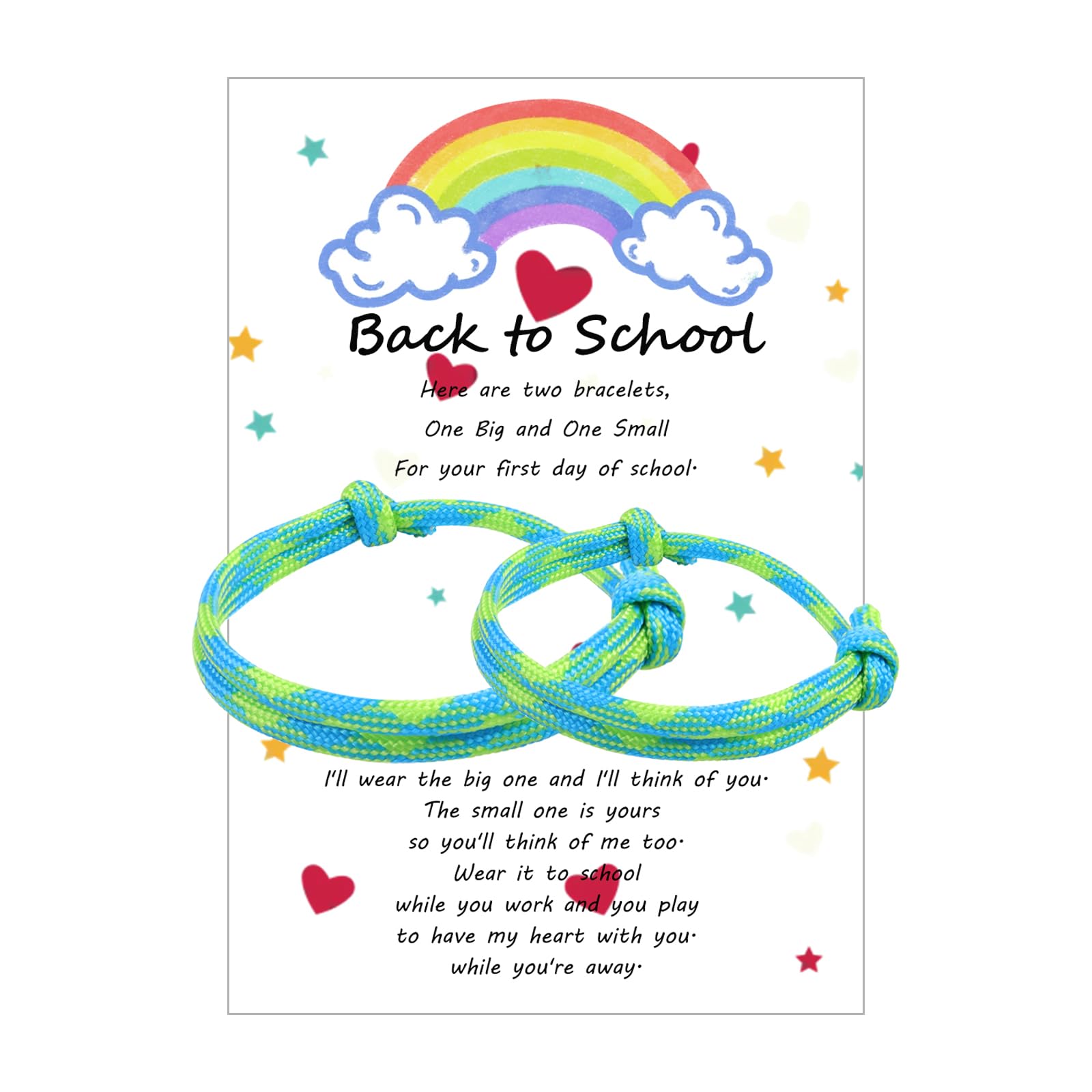 First Day ofSchool Bracelets Back toSchool Bracelet Back toSchool Gifts Bracelets Back toSchool (B)
