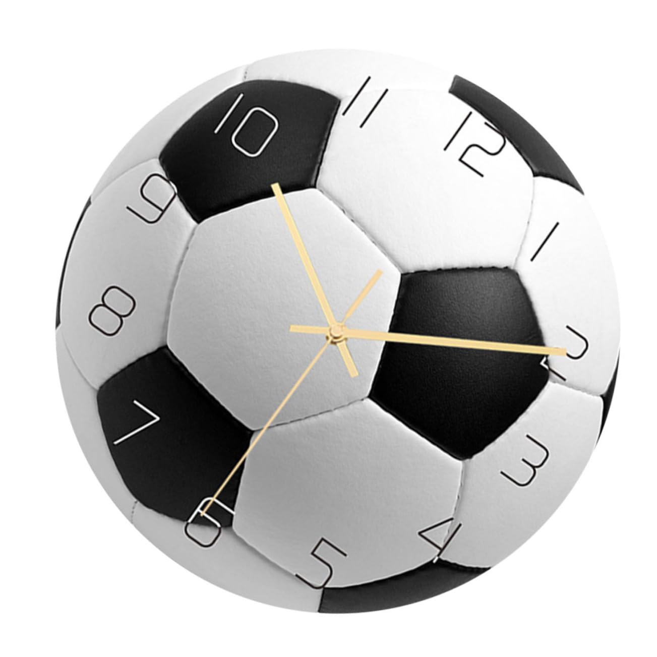 Horloge murale football originale en acrylique pour offrir aux ados fans de sport.