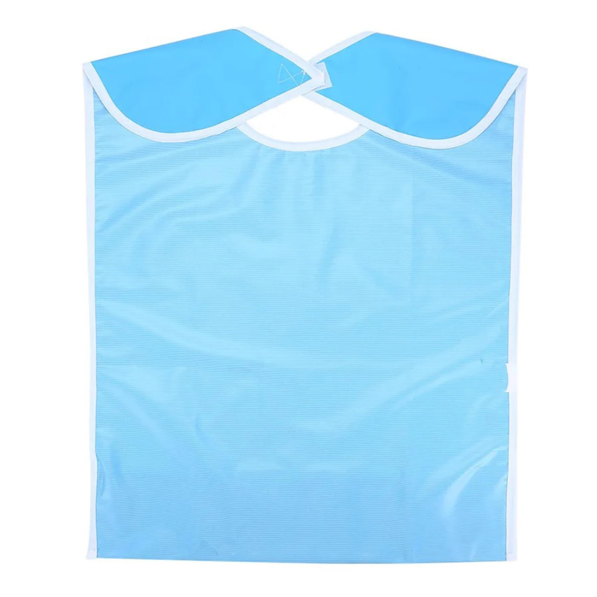 Baberos Adultos Impermeables - Baberos para Personas Mayores con Bolsillo - Babero Adulto Fácil de Limpiar - Reutilizables – No se Mojan – Tacto Suave