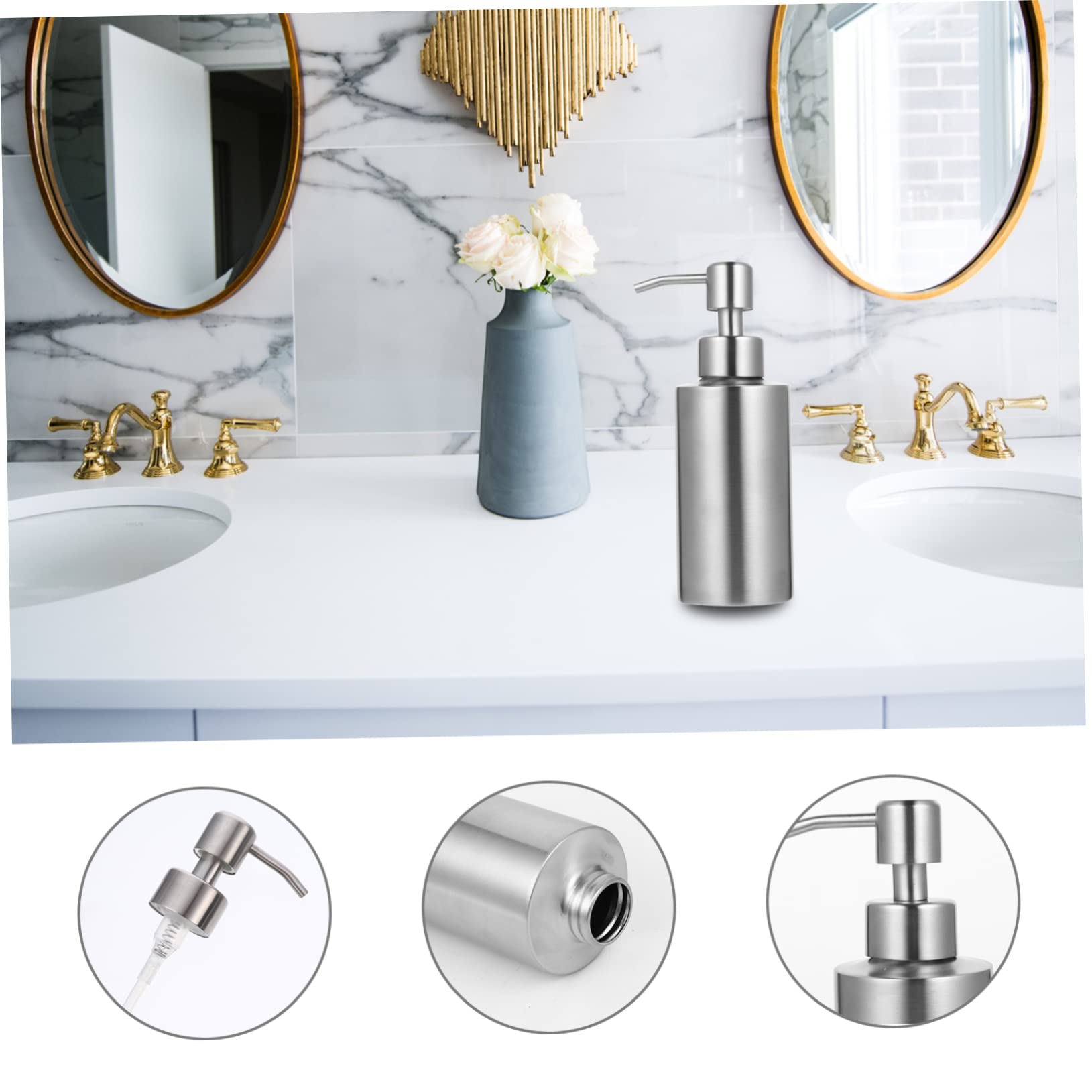 UTHCLO 1Pc Lotion Bottle Simple and Liquid Storage Container for Household Use for Shampoo Soap and Other Liquids - Image 4
