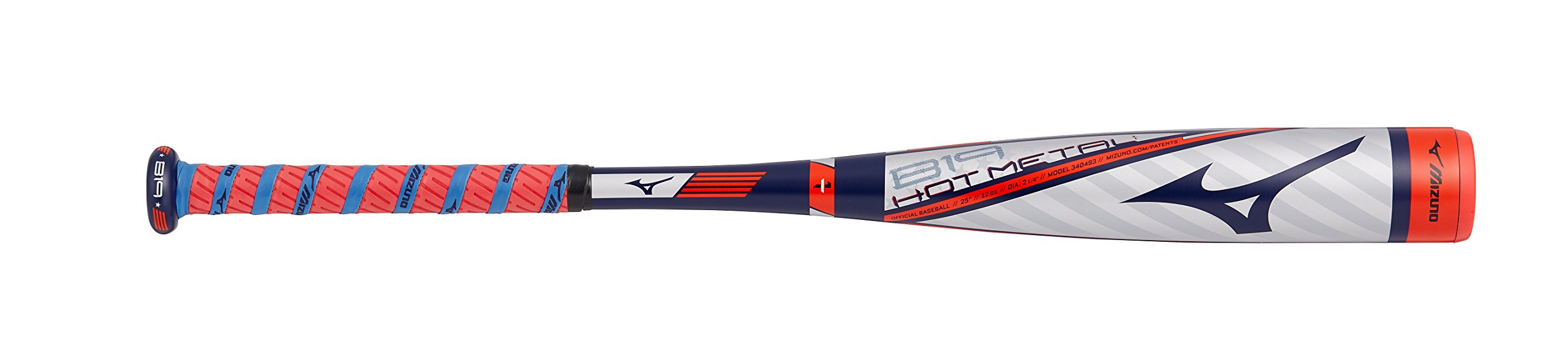 Mizuno B19-Hot Metal Youth Tee Ball Usa Baseball Bat (-13), Stars & Stripes 26
