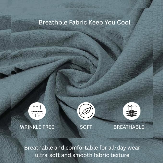 Image of GRECIILOOKS Men's Polycotton Shirt |Stylish Casual Regular Fit Shirts | Textured Half Sleeve | Slim Fit | Business & Meeting Ready (Available in Plus Size)
