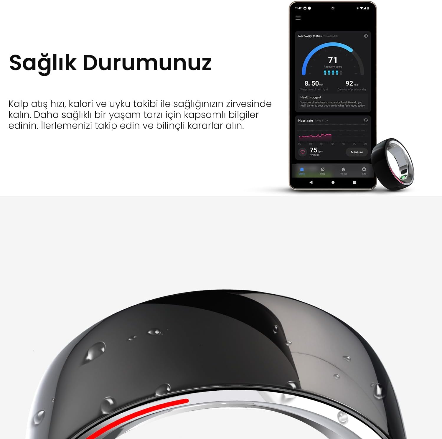 HiFuture Future Ring health tracking app