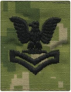 Insignia Depot US Navy New Woodland NWU Type III Parka Loop E5 Petty Officer Second Class Rank