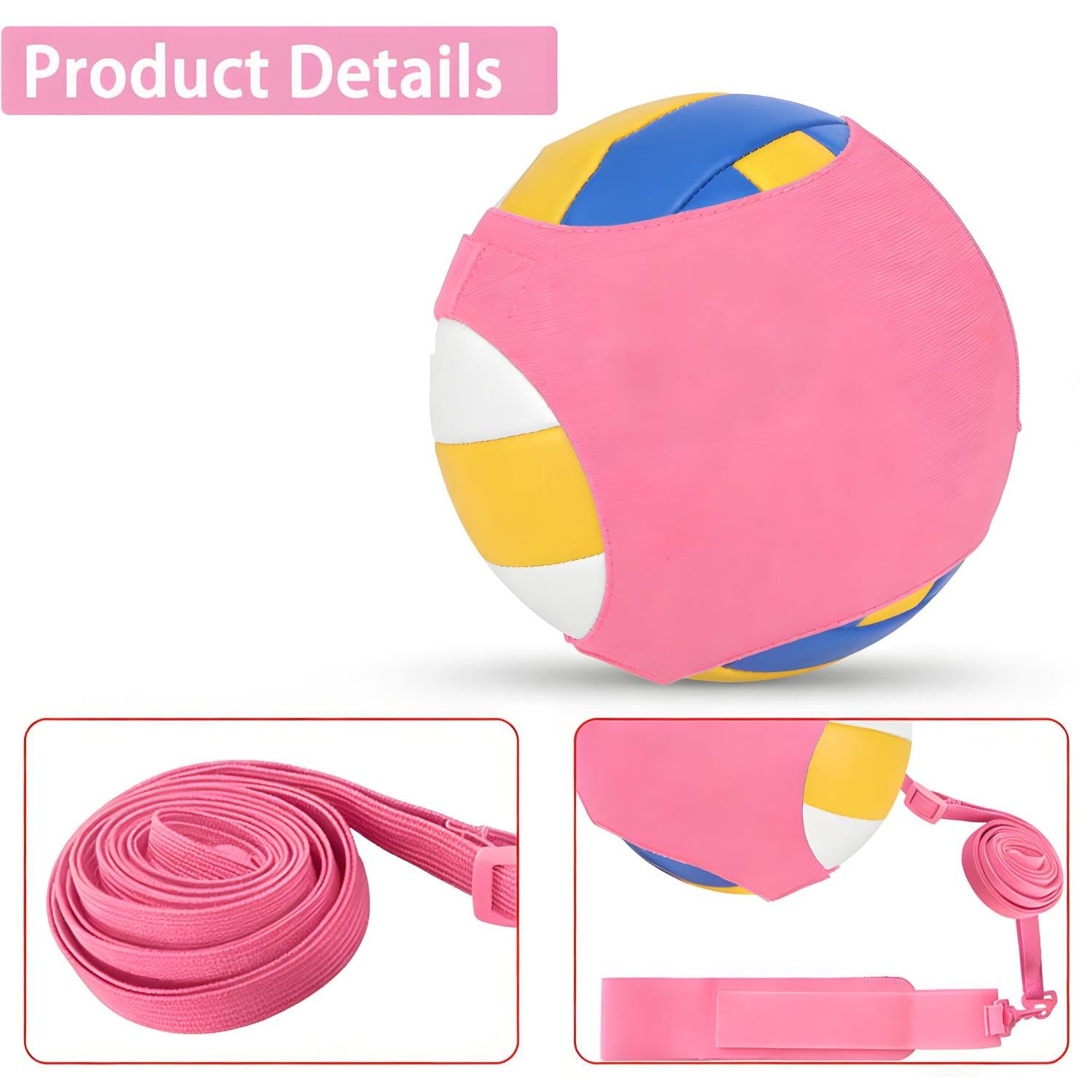 Kit Di Attrezzature L'Allenamento Pallavolo, Pallavolos Spike Trainer, Cintura Per Allenamento Pallavolo, Attrezzatura Da Allenamento Aid Pallavolos, Con Pallamano, Per Principianti