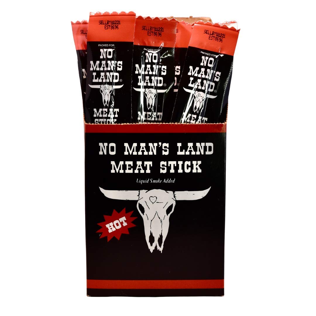 Amazon.com: No Man's Land HOT Meat Sticks High Protein Low Calorie Low ... Amazon.com: No Man's Land HOT Meat Sticks High Protein Low Calorie Low ...