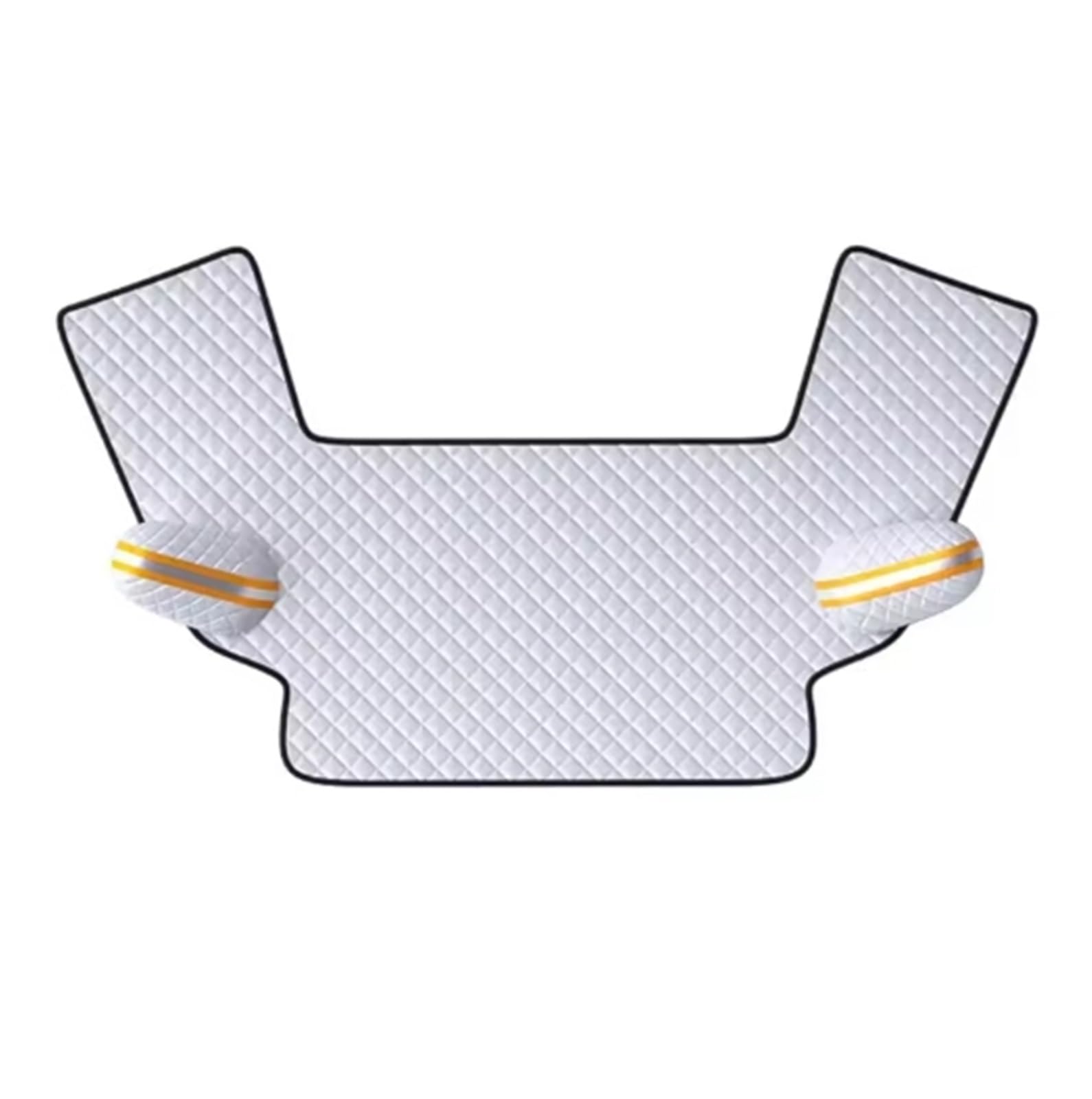 Genérico Media Cubierta de Coche Anti-Hielo Anti-Lluvia Crema Protector Solar a Prueba Polvo Parasol Invierno Nieve Media Abrigo Parabrisa Delantero Coche Cubierta | 155*110cm size M