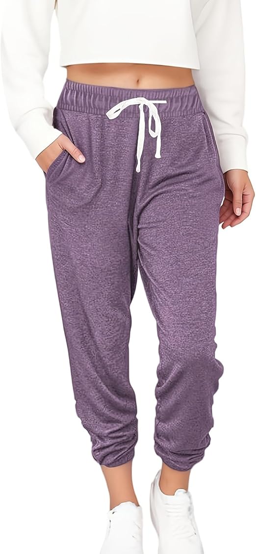 Women Baggy Sweatpants with Pockets Lounge Womens Pajama Pants Female Trouser