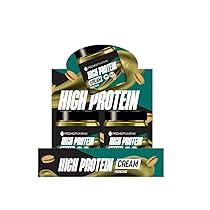 High Protein Cream – Crema Proteica Spalmabile Keto Pistacchio – Ricca di Proteine e Low Carb – Ideale per Dieta Chetogenica – High Protein Food – 8 Barattoli da 200 g
