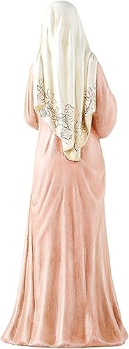 Miniatura 2 de Michael Adams - Figura católica inspiradora esculpida a mano, 8.25 pulgadas, Madonna of the Rose