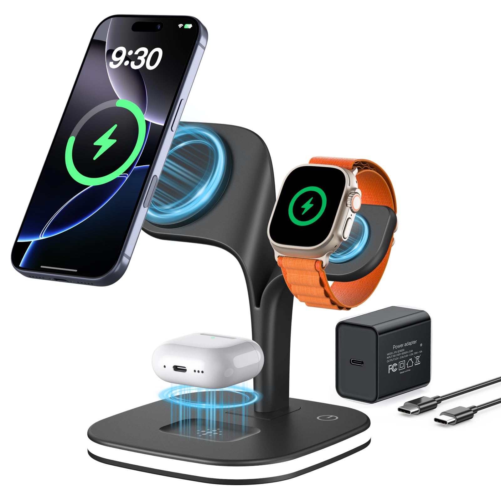 EXW Wireless Charging Station for Magsafe Charger,Charging Station