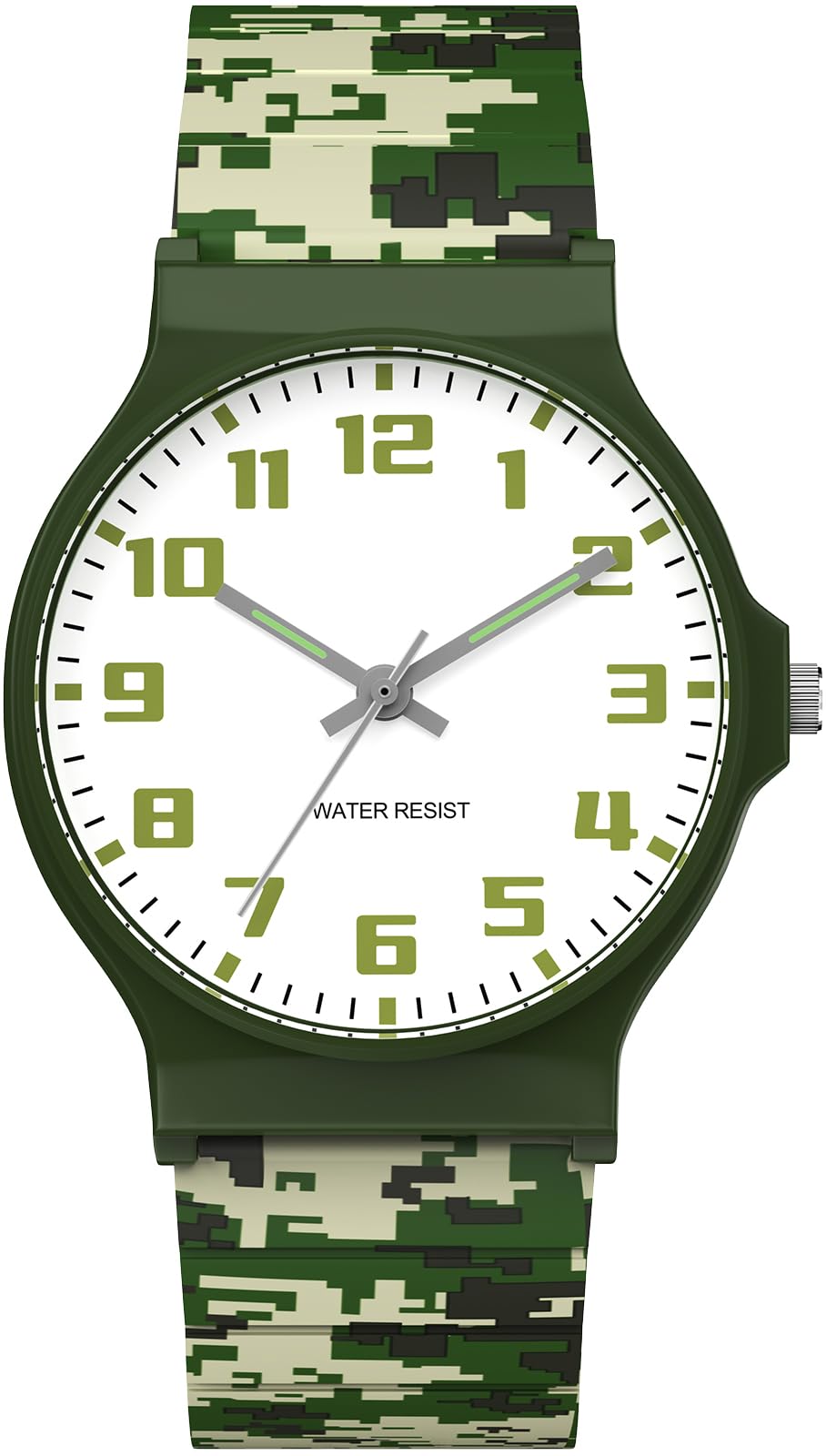 Kids Analog Watch 30M Waterproof Boys Girls Ages 5-15 Learning Time