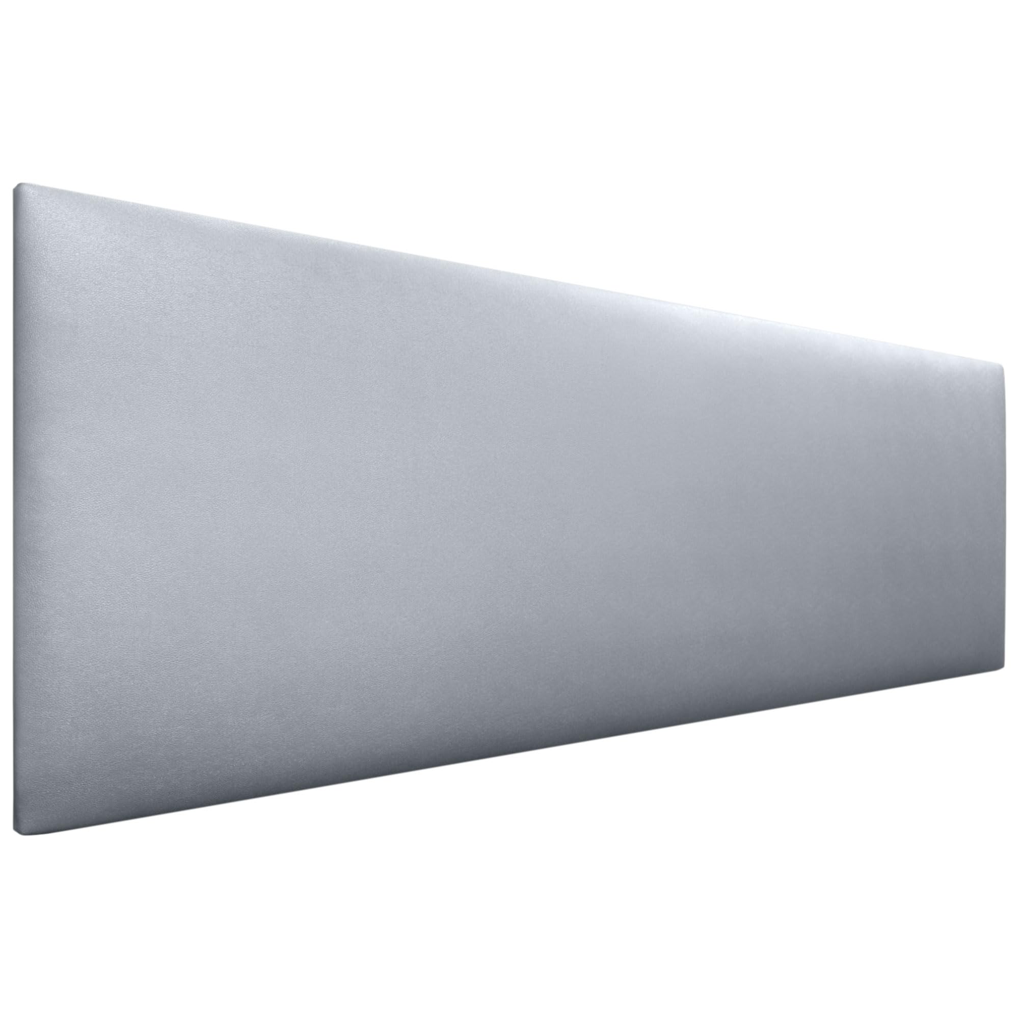 Luxus Kopfteil Aus Kunstleder Weiß – 150 Cm, 4 Cm Dick, Mit Aqualine-Stoff, Für Betten 150/160 Cm, Inkl. Montagematerial