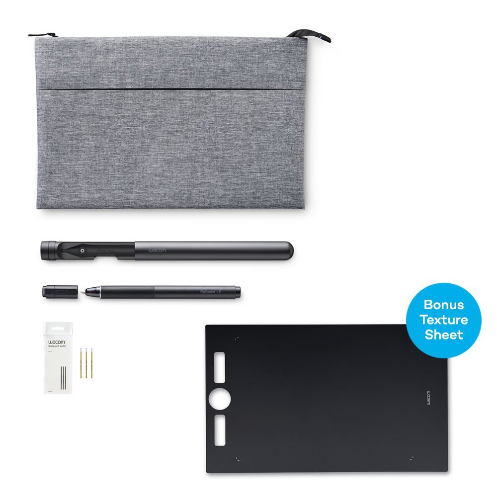 Wacom Accessory Bundle Kit For Intuos Pro Paper Edition Pth660p