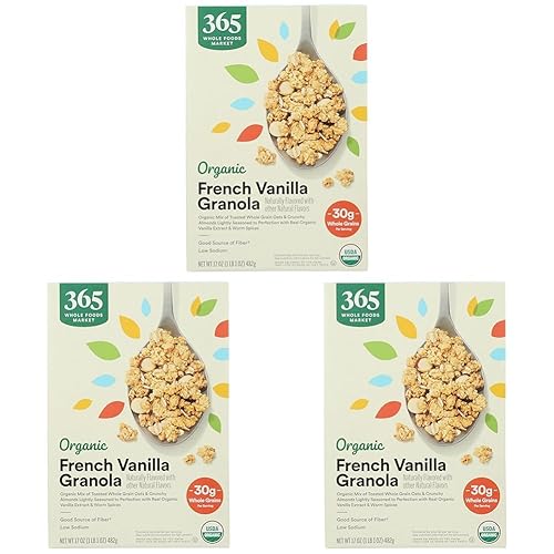 Miniatura 6 de 365 by Whole Foods Market, Granola orgánica de avena y miel, 17 onzas