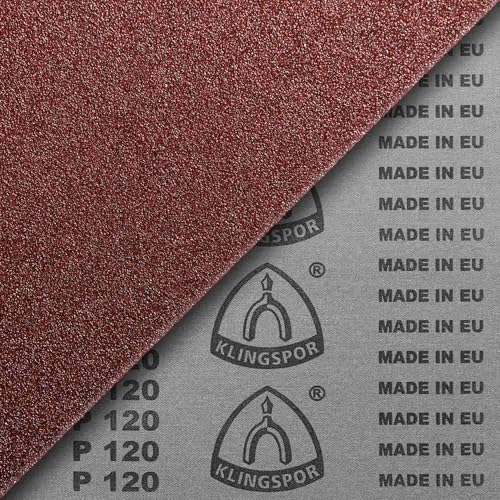 Bandes abrasives en corindon grain 120 à haute résistance pour un surfaçage homogène