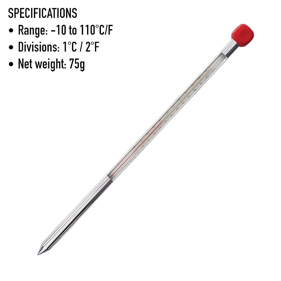 Compost Soil Tester Meter Soil Thermometers Measuring Probe Temperature Monitors