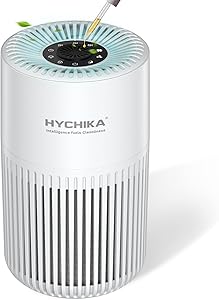 Room Air Purifier – Effective Filtration Against Allergies and Odours, Quiet, with Aromatherapy Sponge, 10W Energy Saving,…