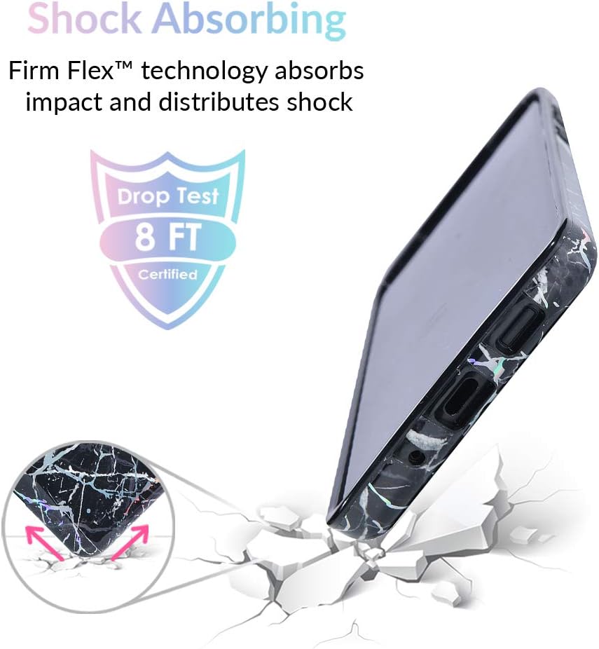 Velvet Caviar Compatible with Samsung Galaxy S20+ Plus Case - Cute Protective Phone Cases for Women, Girls (Holographic Black Marble)