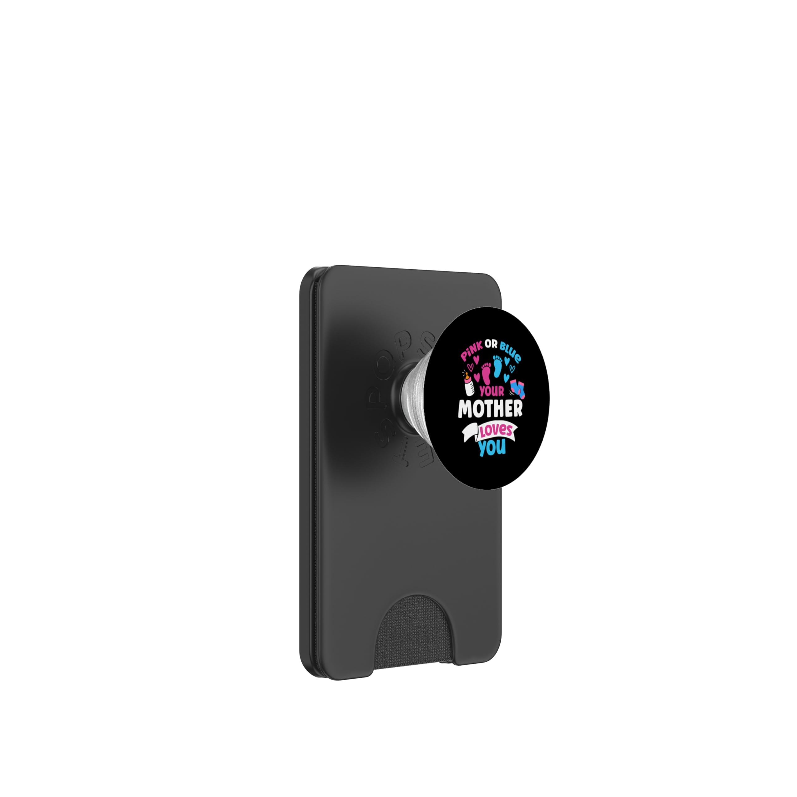 Rosa o Azul, tu Madre te ama, Lindo Amor, revelación de género PopSockets PopWallet para MagSafe