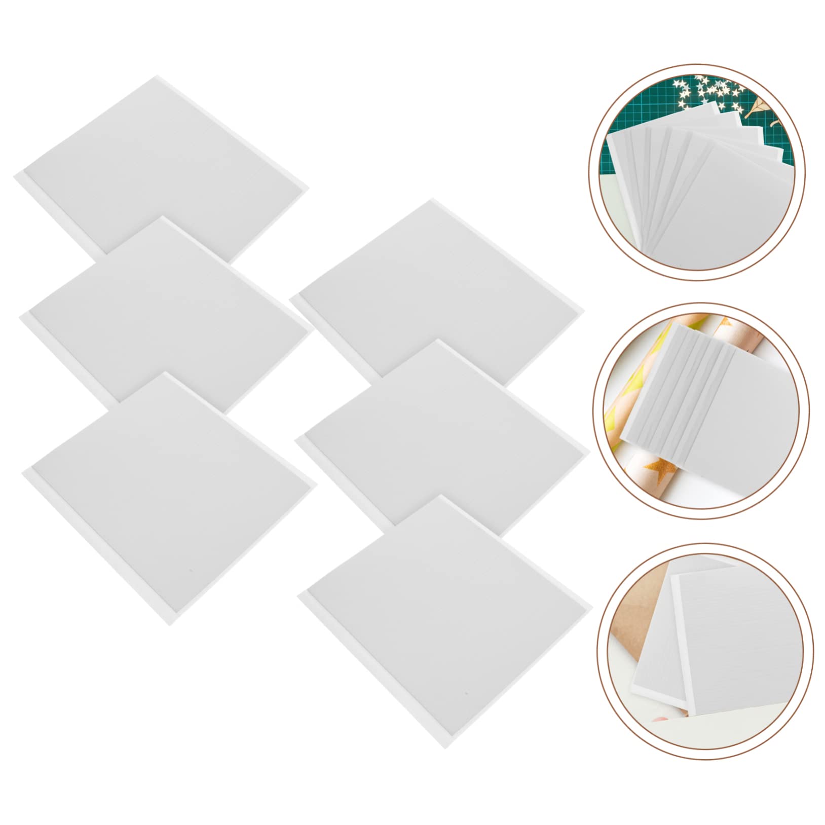 VILLCASE 5 Set Di Nastri Adesivi Biadesivi in ​​schiuma Per Decorazioni Per Finestre Fogli Di Schiuma Adesiva Per Lavori Artigianali 6 Fogli * 5