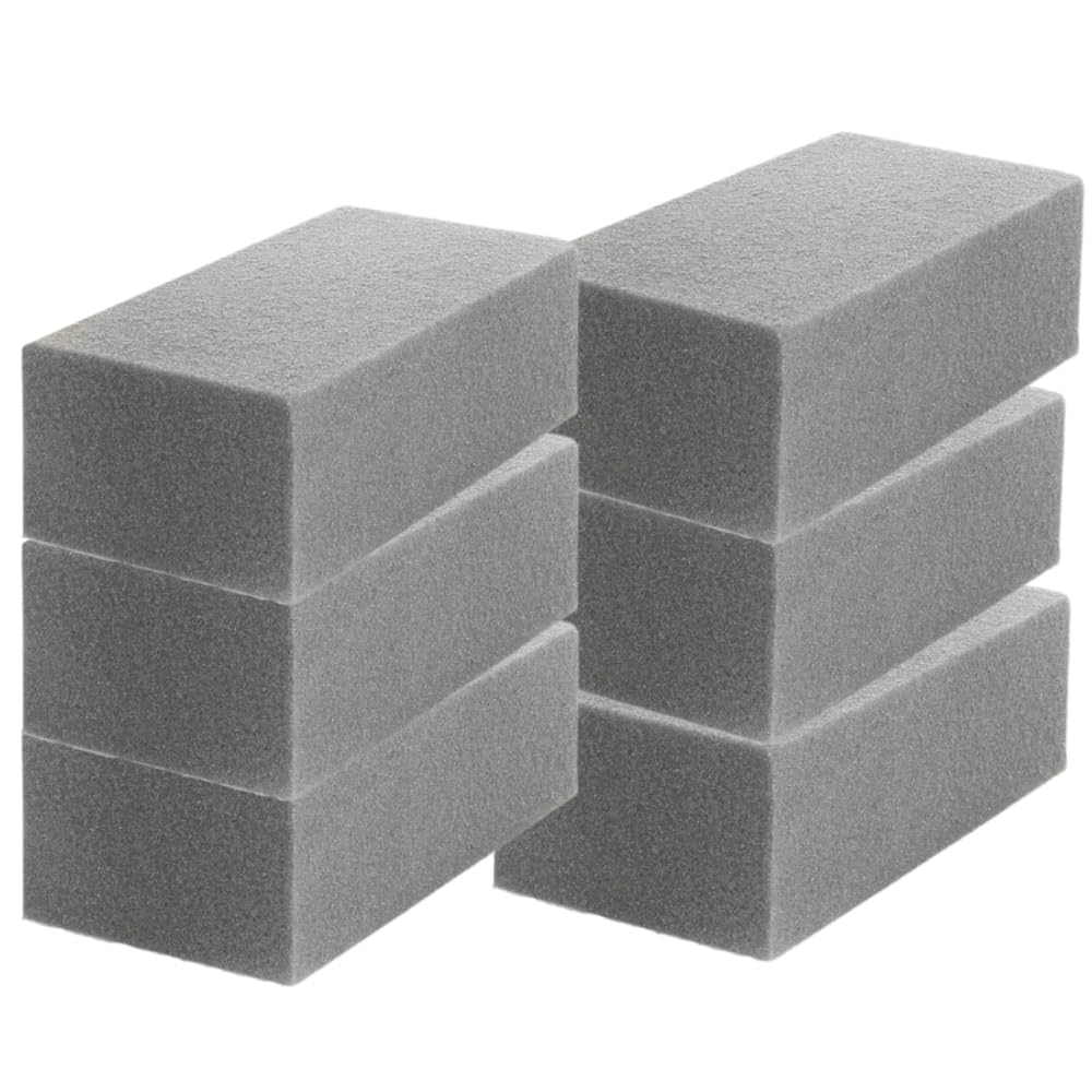 Concept4u Floral Foam Bricks Dry Flowers Floral Foam Block Florist Foam Styrofoam Blocks for Artificial Flowers Wedding Flower Arrangement Centrepieces DIY Craft Supplies 6 Pack