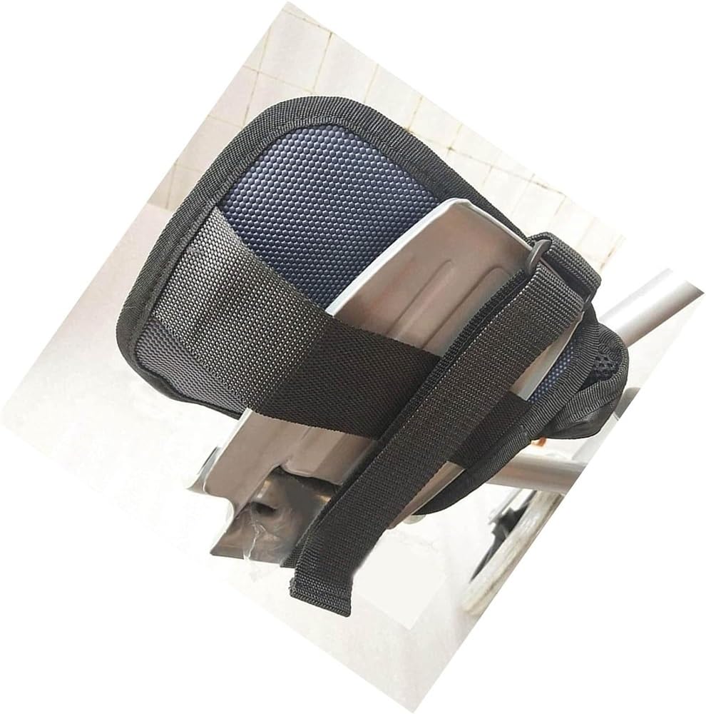 Zapatos de sujeción de seguridad for sillas de ruedas, antideslizantes, lavables, for silla de ruedas, con pedal de sujeción, cubierta for reposapiés for personas mayores discapacitadas, zapatos fijos