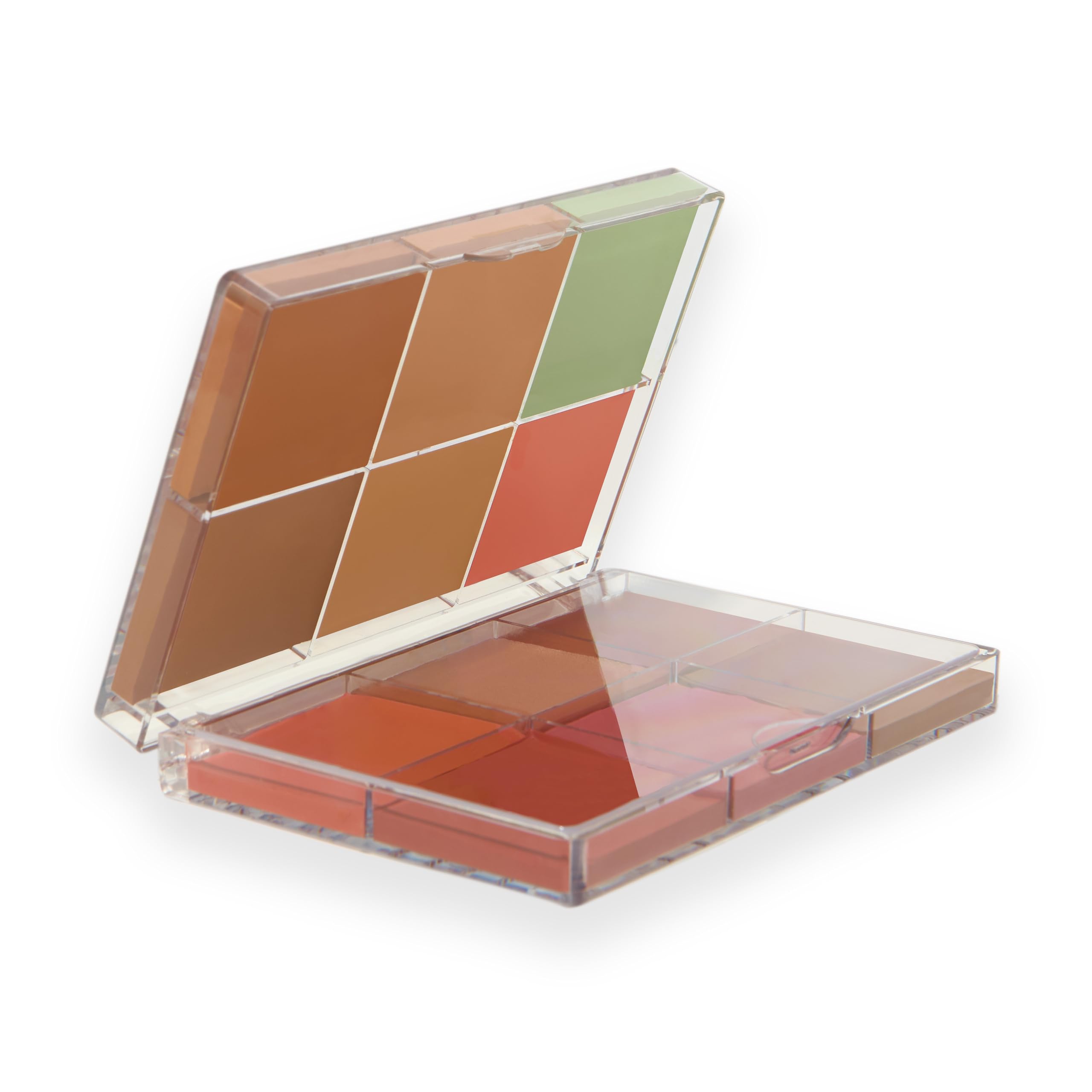 Revolution Everything Base Face Icon Complexion Palette, Palette Teint Tout-En-Un pour Yeux, Visage et Lèvres, Utilisable Comme Fond de Teint ou Base, Medium, 5 g
